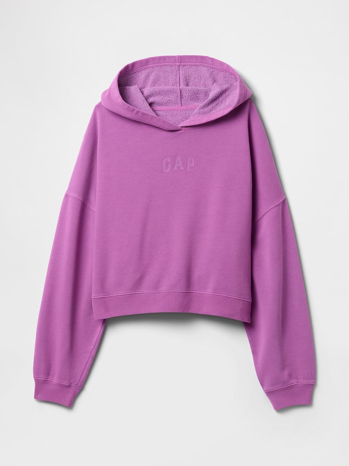 GAP womens Mini Arch Logo High-low Pullover Hoodie - Image 5