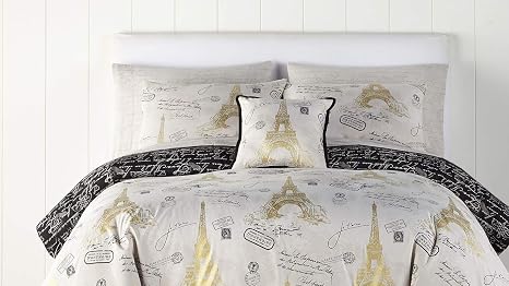 Amazon.com: Casa Paris Gold - Juego de ropa de cama de 8 piezas con  sábanas, tamaño King : Hogar y Cocina
