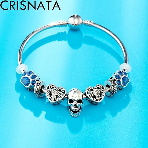 Miniatura 4 de Dijes de la serie de Navidad 2024, plata de ley 925, muñeco de nieve, árbol de Navidad, Papá Noel, copo de nieve, reno, estrella y cuentas de cruz,