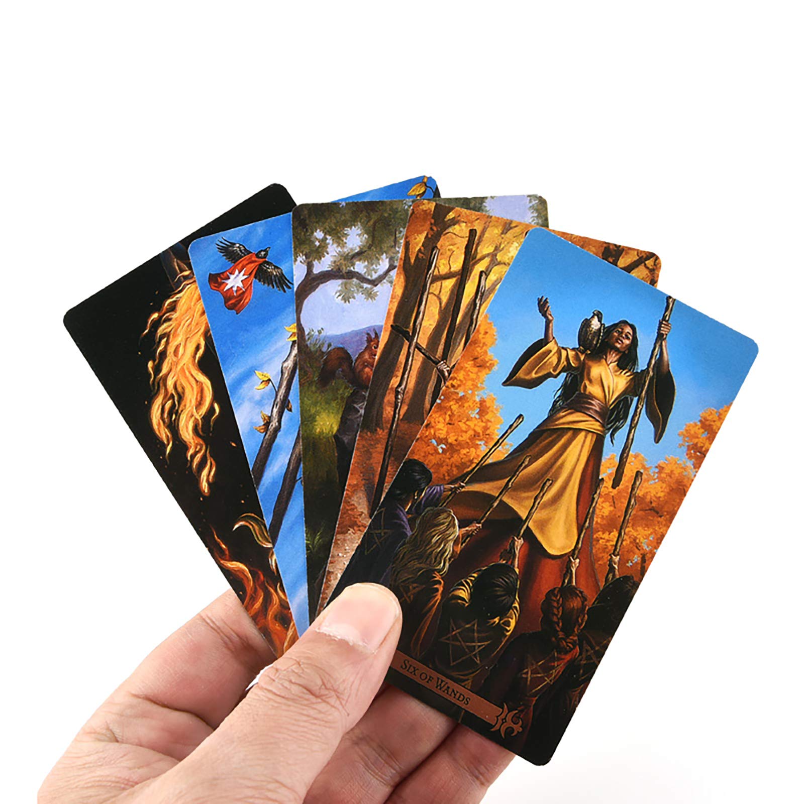 78Pcs Tarot Cards, Modern Spellcaster Tarot Cards, Fu'll English