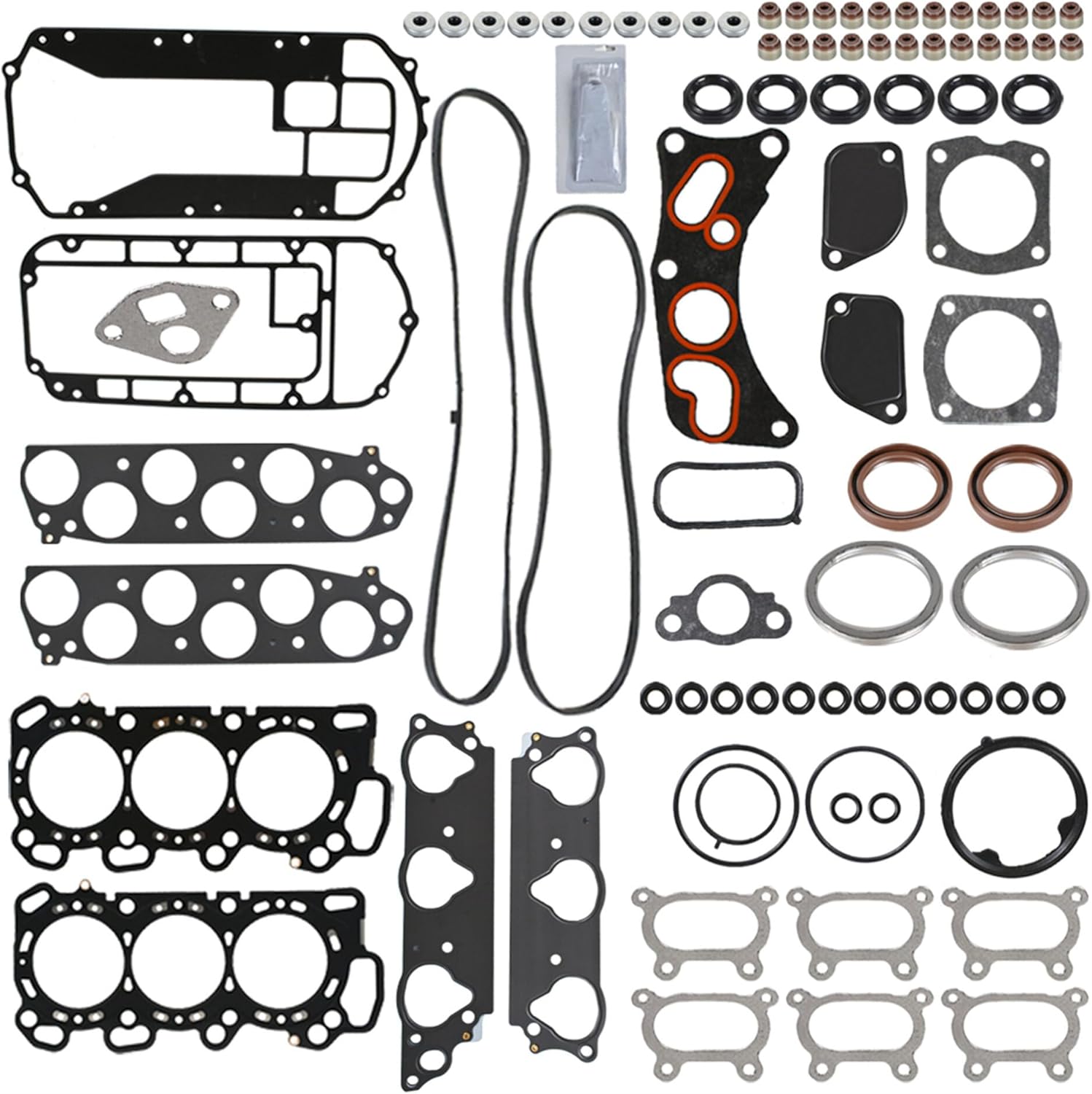 J35A5 Automotive Engine Seal Kit Replacement for Odyssey Acura TL Pilot MDX RL 2005-2008