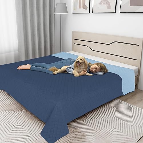 Miniatura 2 de Easy-Going Funda de cama 100% impermeable para perro, reversible, a prueba de fugas, lavable, protector de muebles para mascotas, niños, perros y