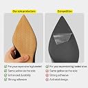 Flavizo 4 Pcs Silicone Wavy Shoe Sole Protectors for Men and Women, Cuttable Rubber Sole for Shoes Repair, Durable Non Slip Shoes Sole for Daily Walking and Sports gallery image