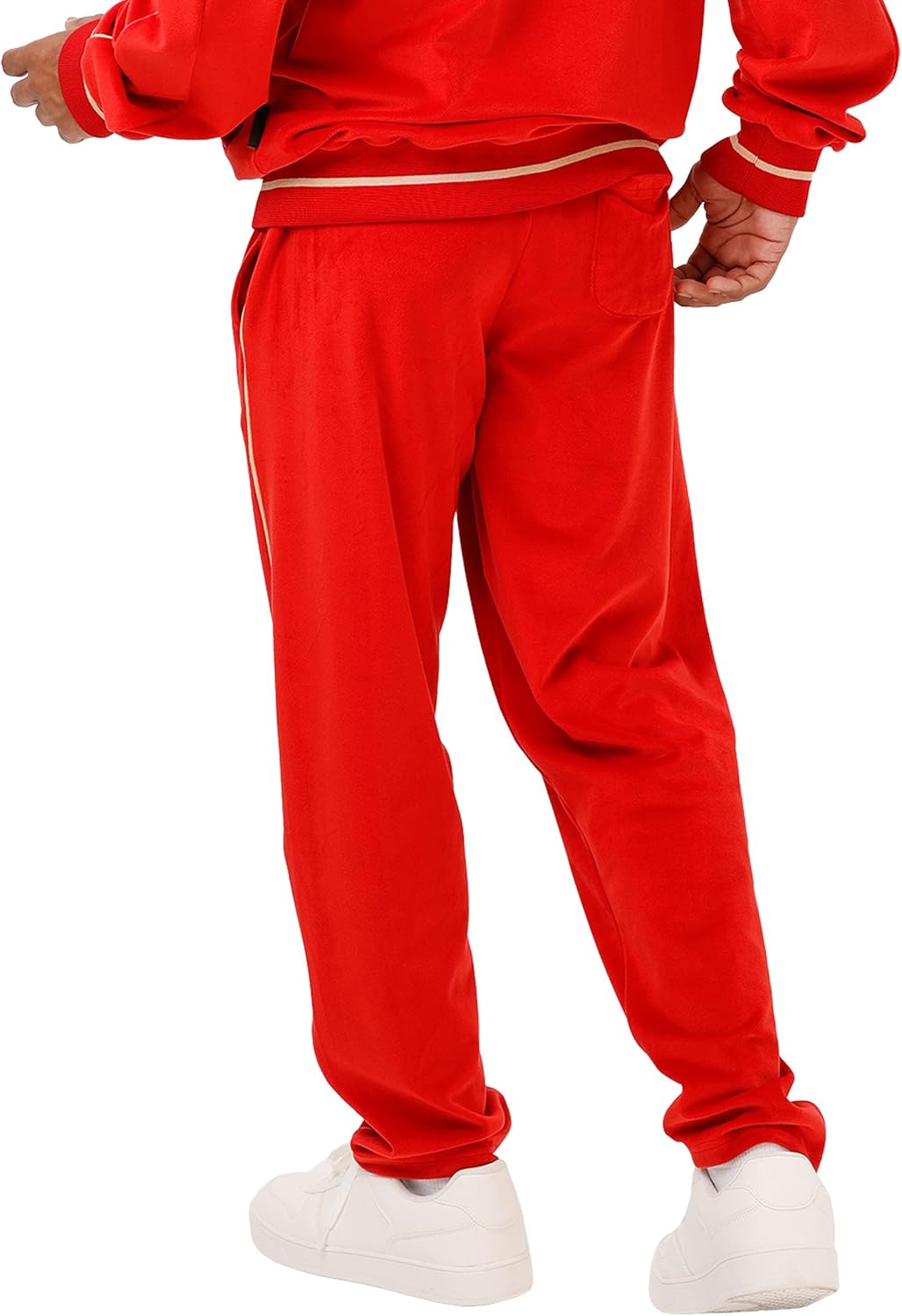 FOCO NFL Mens NFL Team Logo Tracksuit Soft Velour Sweatsuit Pants - Image 2