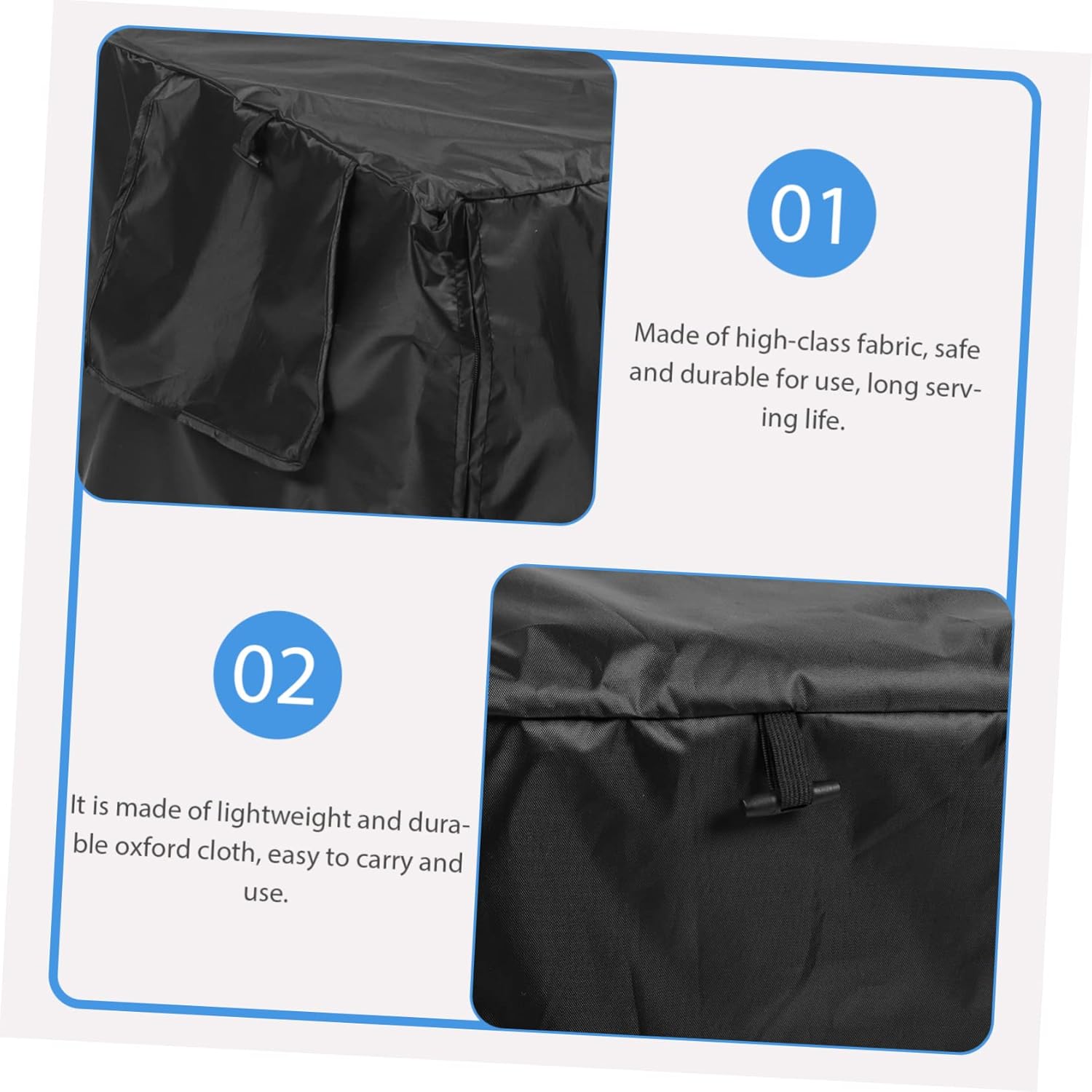 POPETPOP 2pcs Dog Crate Cover Oxford Pet Kennel Mesh Window for Dogs Indoor Outdoor Privacy and Comfort