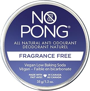 Fragrance Free Vegan All-Natural Deodorant, Cream Anti-Odourant, Paraben-Free, Aluminum-Free, Plastic-Free, For Men and Women