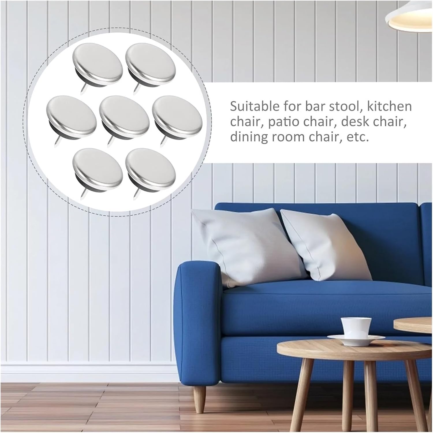 Furniture Sliders Chair Leg Floor Protectors 20 Pcs Furniture Anti Slip Glides Nail On Hardwood Tile Sliders Iron Pads for Furniture,Carpet