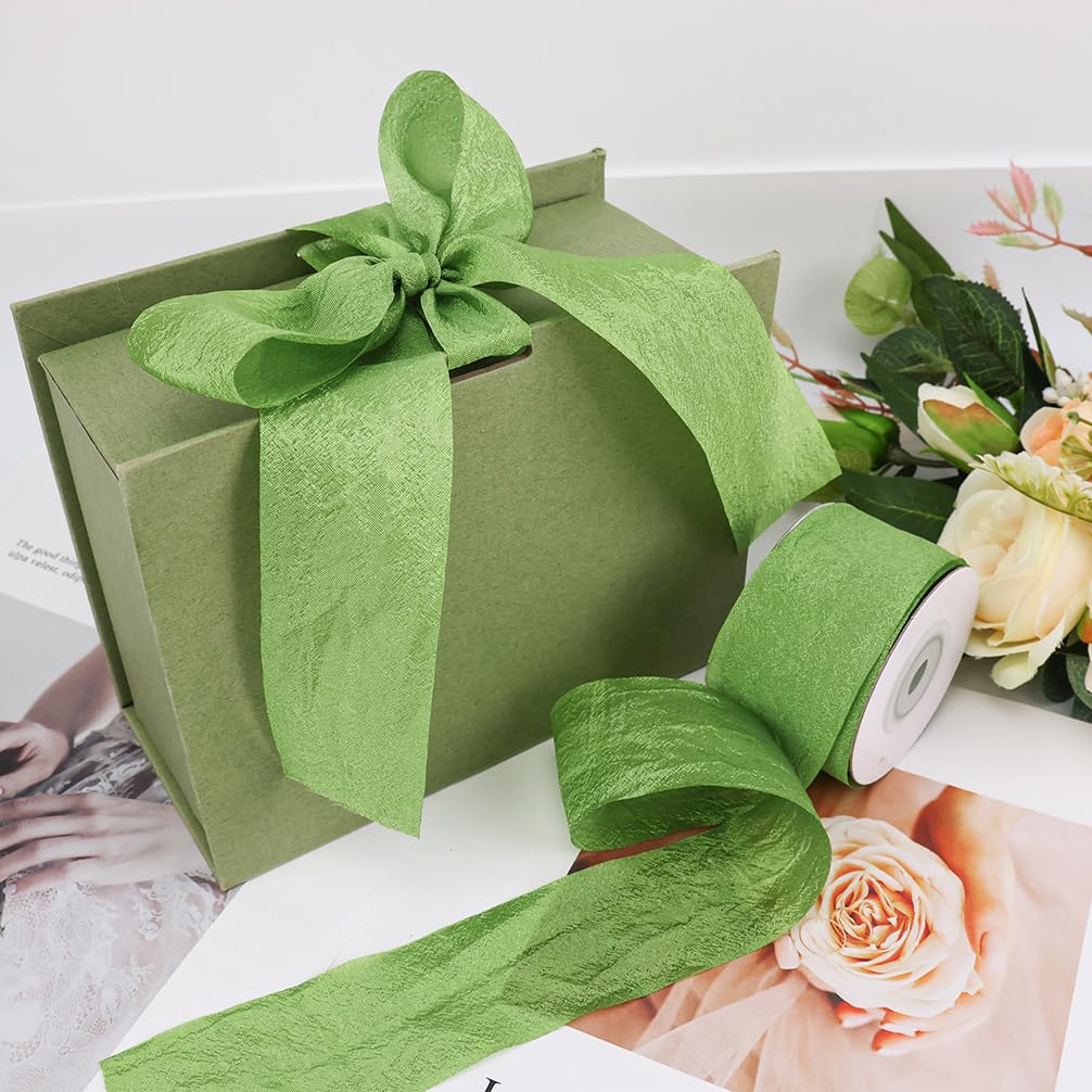 Carta Da Regalo Verde Salvia - Rotolo 38cm X 9.8m Per Compleanni E Feste - Foto 5