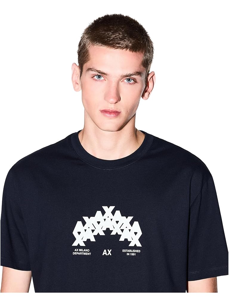 Navy Armani Exchange Ax Graphic T-shirt