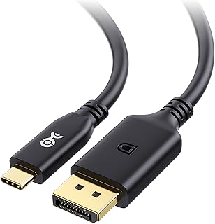 [VESA認証] Cable Matters 40Gbps USB-C DisplayPort 2.1ケーブル 2m、DP40・8K@120Hz・4K@480Hz対応、Thunderbolt 4 DisplayPort ケーブル、USB-Cモニター非対応