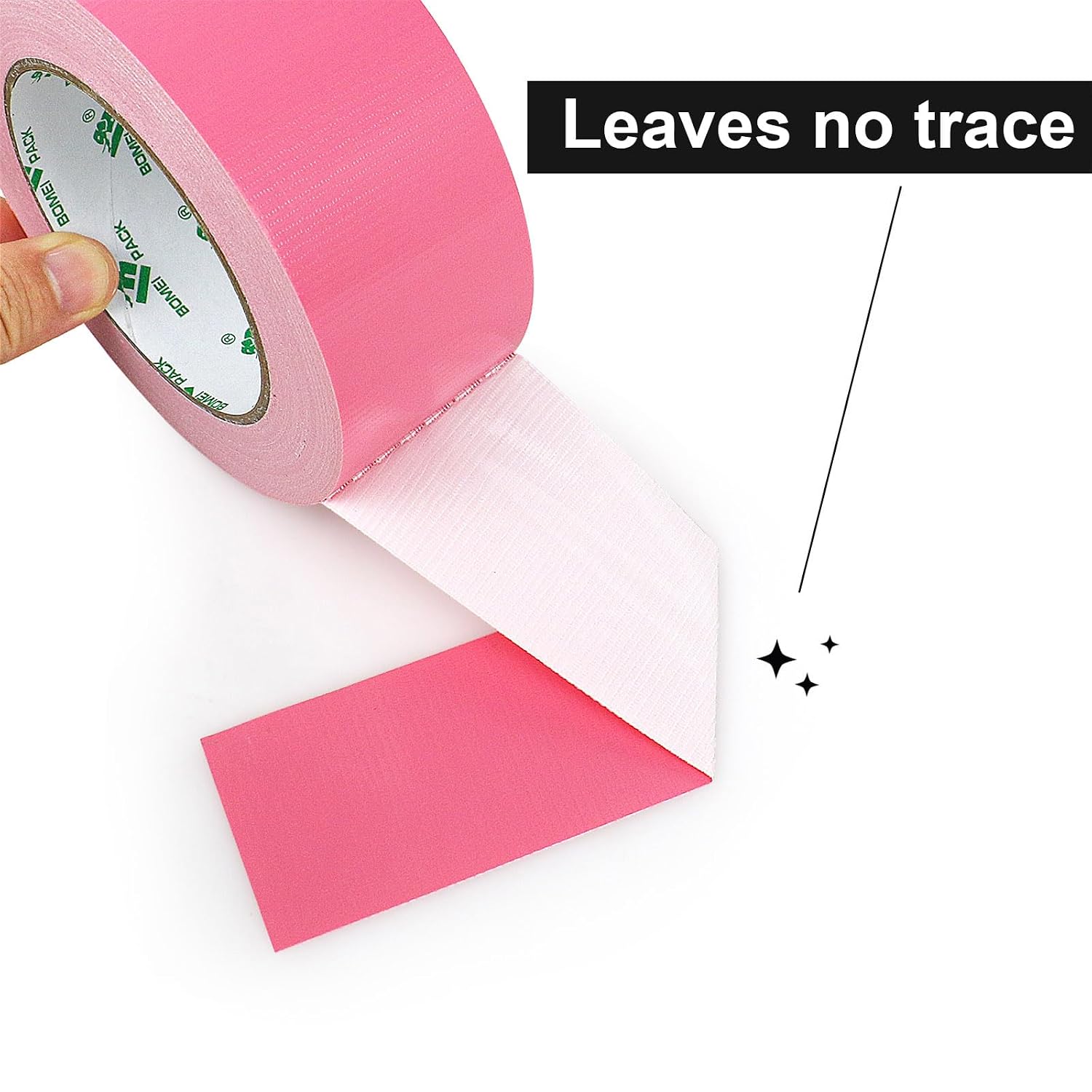 BOMEI PACK 2 Pack Duct Tape Heavy Duty Waterproof, 35 Yards x 2 Inch Strong Adhesive Pink Duct Tape Bulk for Indoor Outdoor Repairs, Tear by Hand image 4