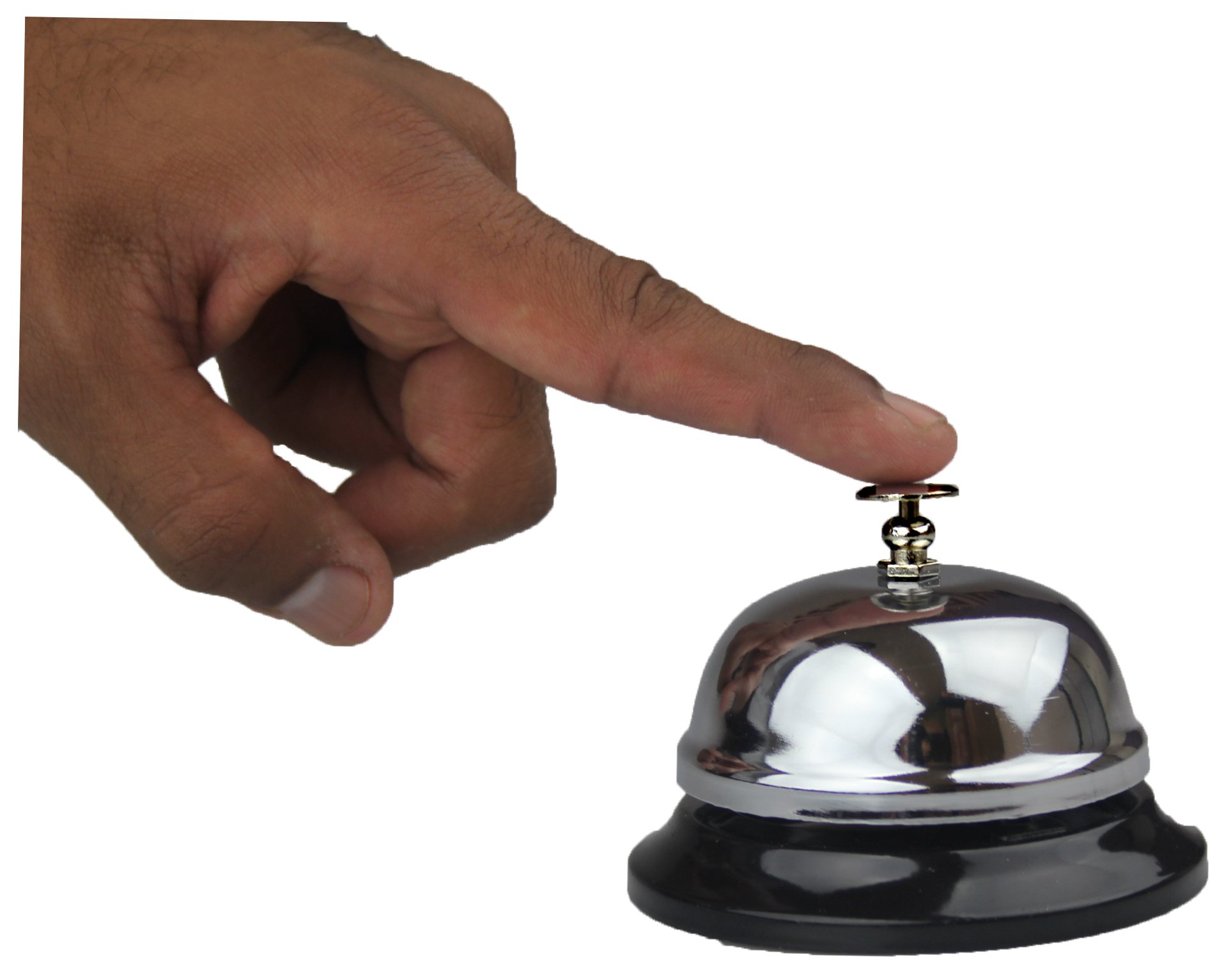 Buy Traditional Stainless Steel Desktop Reception Desk Service Bell