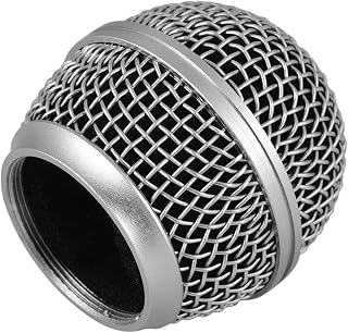 Tomshin Grade do microfone cabeça de esfera de substituição de microfone compatível com microfones Shure SM58 / SM58S / SM58LC / BETA58 / BETA58A / SA-M30 / SV100 / UT2 / PGX24 / SLX4