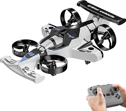 Coche de control remoto 2 en 1 y avión RC Stunt Drone RC Drift Car Anti colisión Drift Drones Flying Drone para niños Avión de control remoto para