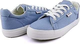 Laforst Nextgen Footwear Womens Sunbrella Nonslip Waitress Server Lace Up Flat Blue 6.5