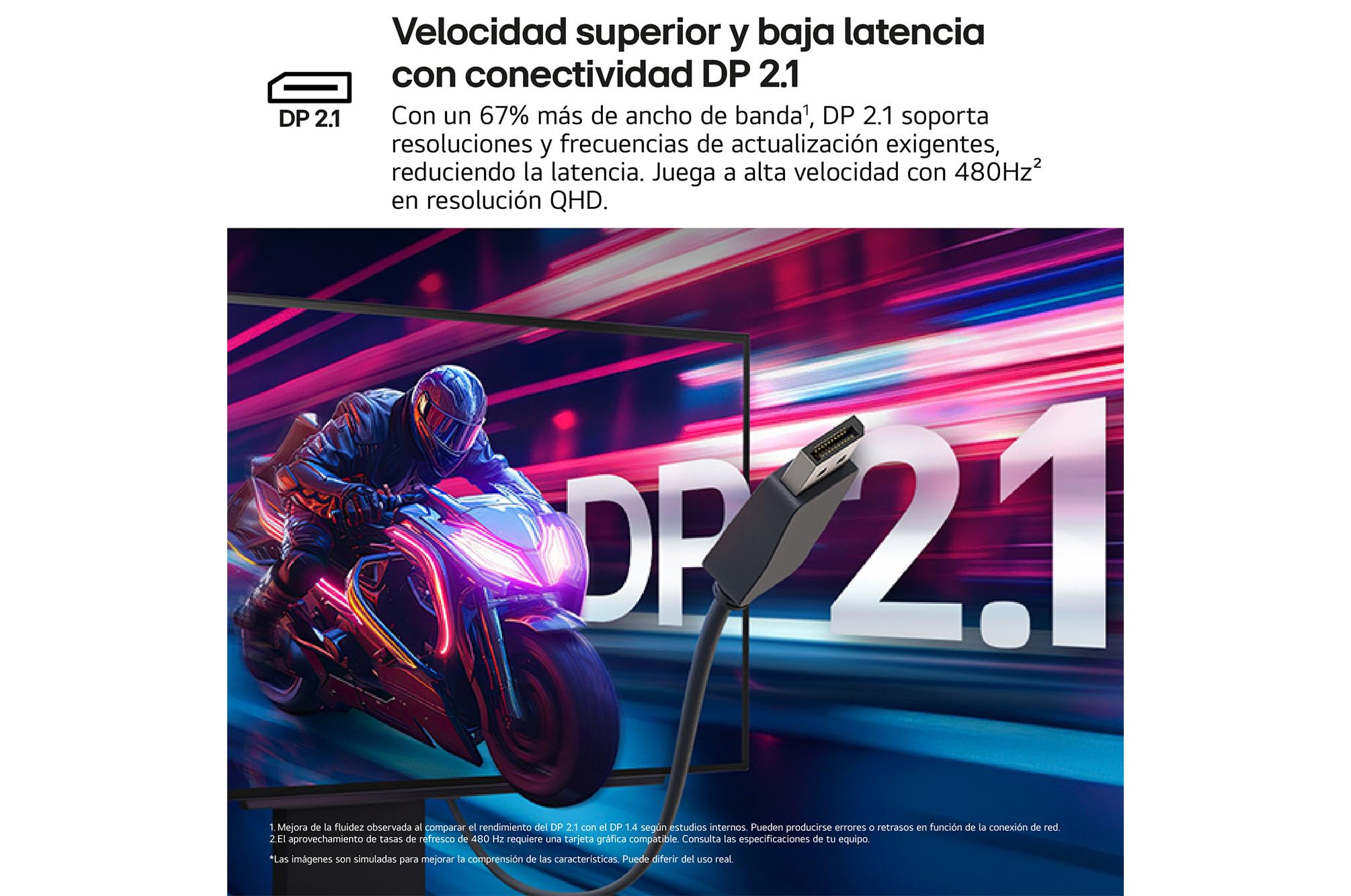 LG 27GX790A-B - Monitor Gaming Ultragear 27", Panel OLED, QHD (2560x1440), 16:9, 480Hz, 0.03ms, G-Sync Compatible, FreeSync Premium Pro, Pivotable, Morado Grisáceo — view 5