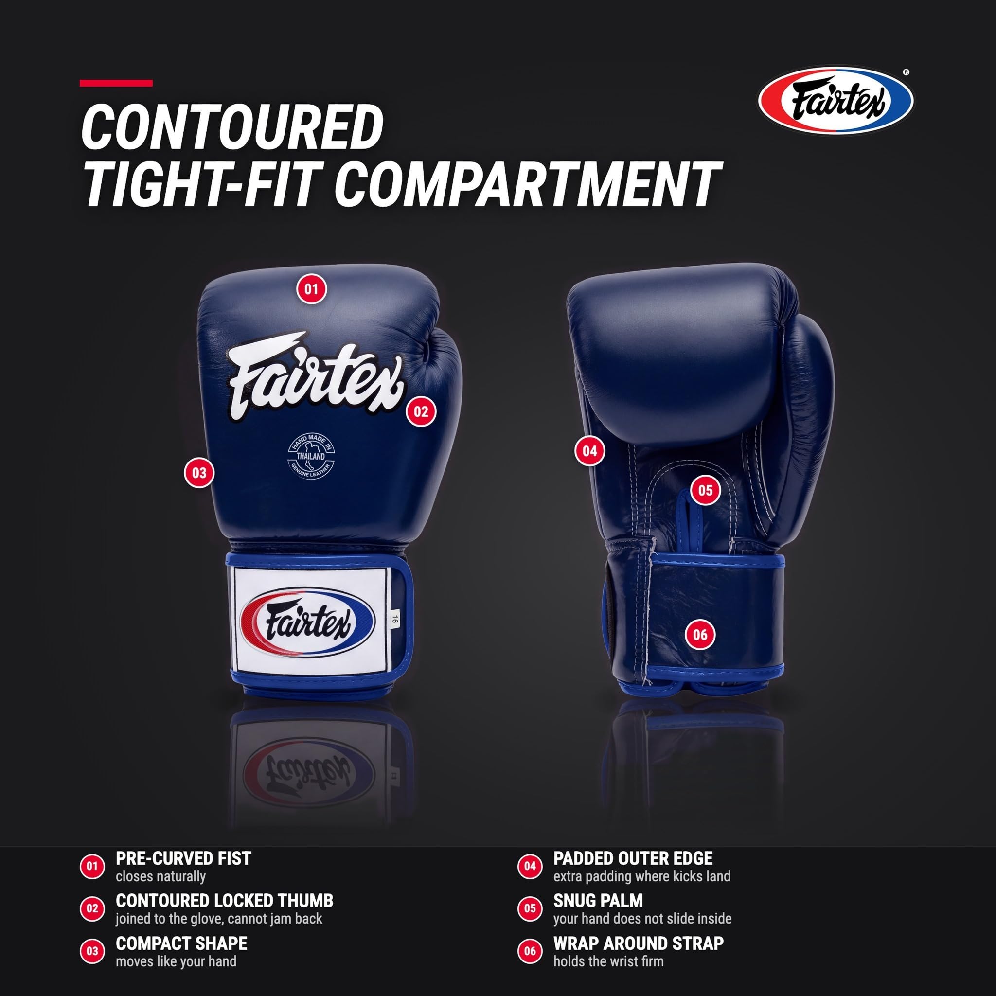 Amazon.co.jp: Fairtex ムエタイスタイル スパーリンググローブ 8 oz