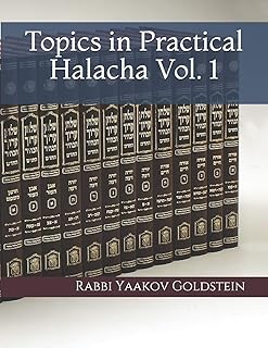 Topics in Practical Halacha Vol. 1