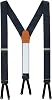 Trafalgar Mens Banbury Tone on Tone Paisley Silk Formal Braces Suspenders