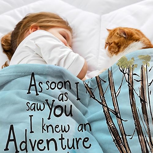 Miniatura 5 de TOHODARE Bonita manta de oso para todas las estaciones, manta de franela de 50 x 60 pulgadas, manta de viaje para cama, sofá, sala de estar (50 x 60