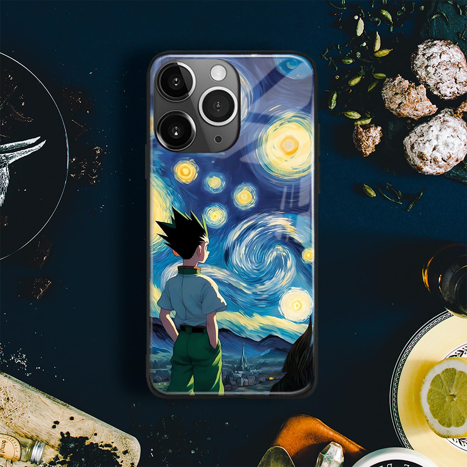 Amazon.com: Gon Japanese Anime Phone Case for iPhone 15, 9H Glass