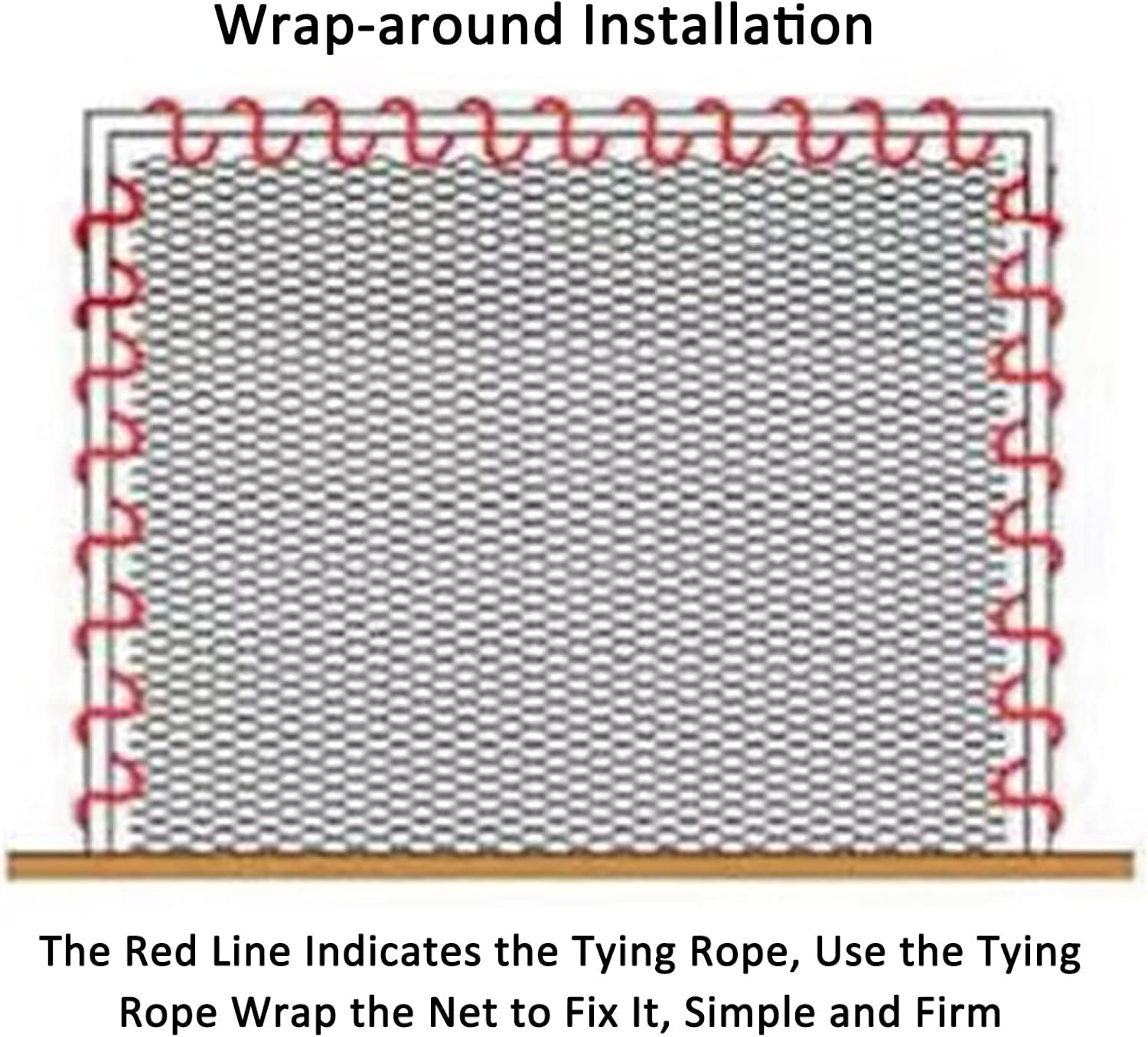 WIGING Flexible Stainless Steel Rope Netting, 2mm Wire Diameter, Mesh Hole 10cm, Impact Resistance Rope Mesh, Stair Balcony Boundary Decor Protection Net (Color : Silver, Size : 1x1m)