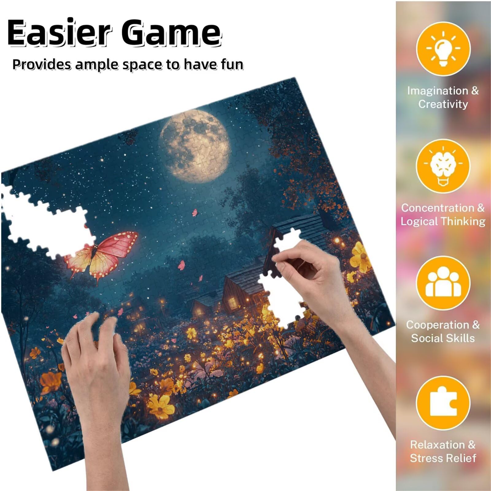 Mond4000 elementów, puzzle 3D dla dorosłych, wymagająca łamigłówka, gra logiczna dla całej rodziny, prezenty dla mężczyzn, kobiet, puzzle bożonarodzeniowe, dekoracja domu, temat: gospodarstwo K0F-766