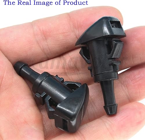 Miniatura 6 de Accesorio de repuesto para boquilla de lavado de parabrisas apto para KIA Motors RH LH, Hyundai Accent, Santa Fe, Sonata. OEM # 98630-3J000. (2pcs)