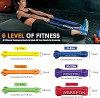 Vista 3 de Resistance Bands Set, Pull Up Assist Bands - Stretch Resistance Band - Mobility Band Powerlifting Exercise Bands for Resistance Training, Physical
