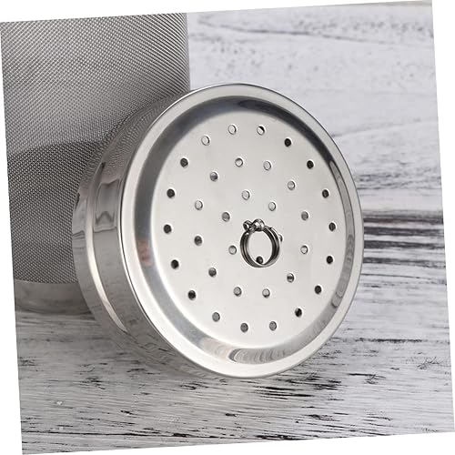 Miniatura 10 de Colador de frutas Colador de metal de hojas sueltas para té, olla más empinada, cubeta de tolva, de acero inoxidable, filtro de té de hojas sueltas,