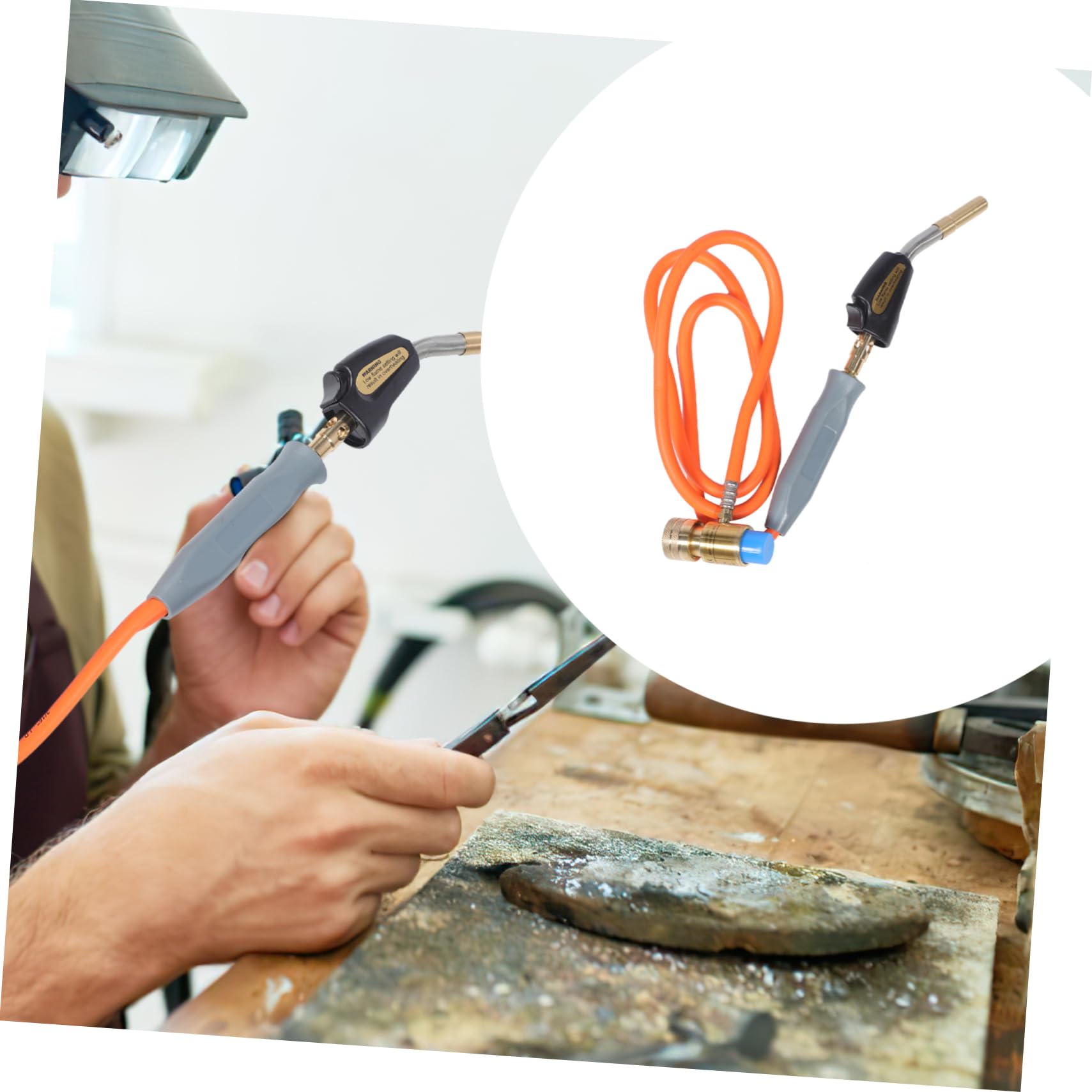 POPETPOP 1Ensemble Torche à de Flamme Flexible pour Bricolage Haute Température pour Divers Environnements