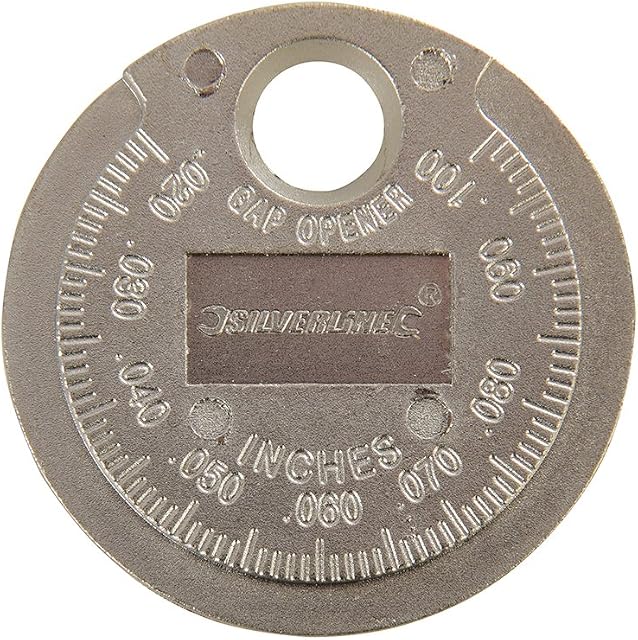 Silverline 202148 Spark Plug Gap Tool 0.5 - 2.55 mm / 0.02 - 0.1"