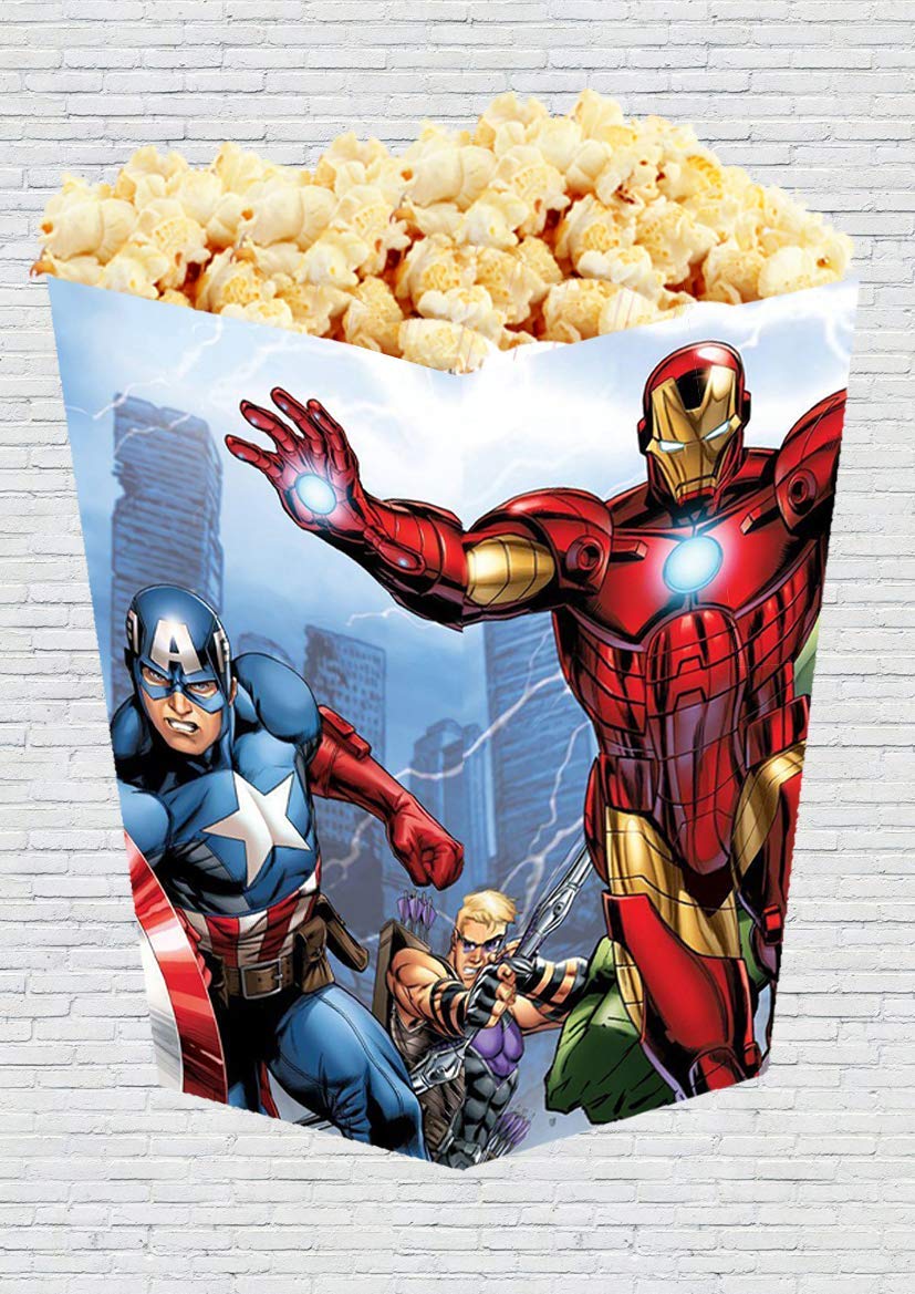 wow party studio personalized marvel avengers theme popcorn holder with birthday boy/girl name (10 pcs)-Multi color (B07S2ZKTVQ) Amazon Price History, Amazon Price Tracker