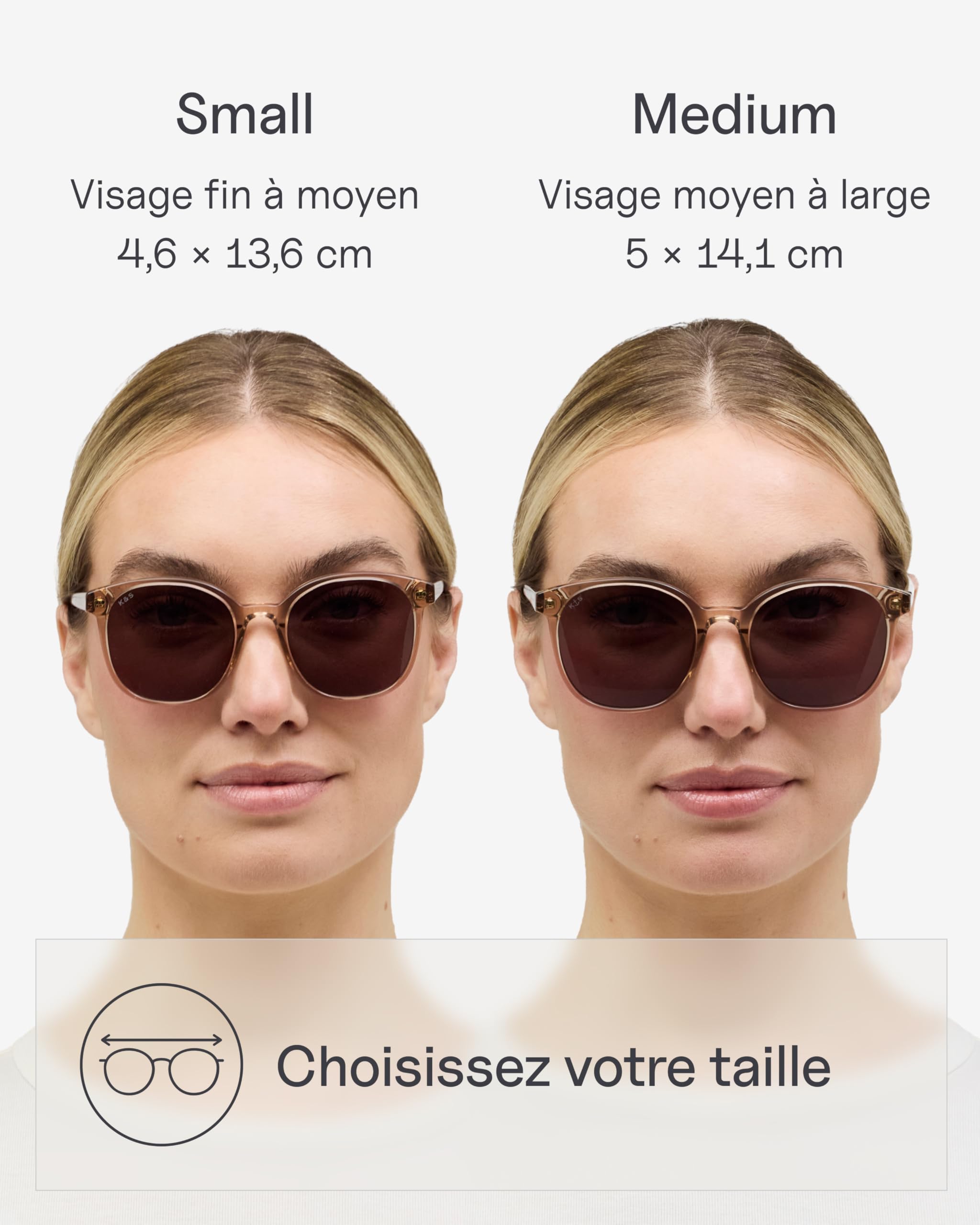 Kapten & Son Lunettes de soleil Nairobi Small & Large | Lunettes de soleil femme et homme avec protection solaire et protection UV | Verres ronds élégants | Sunglasses unisexes