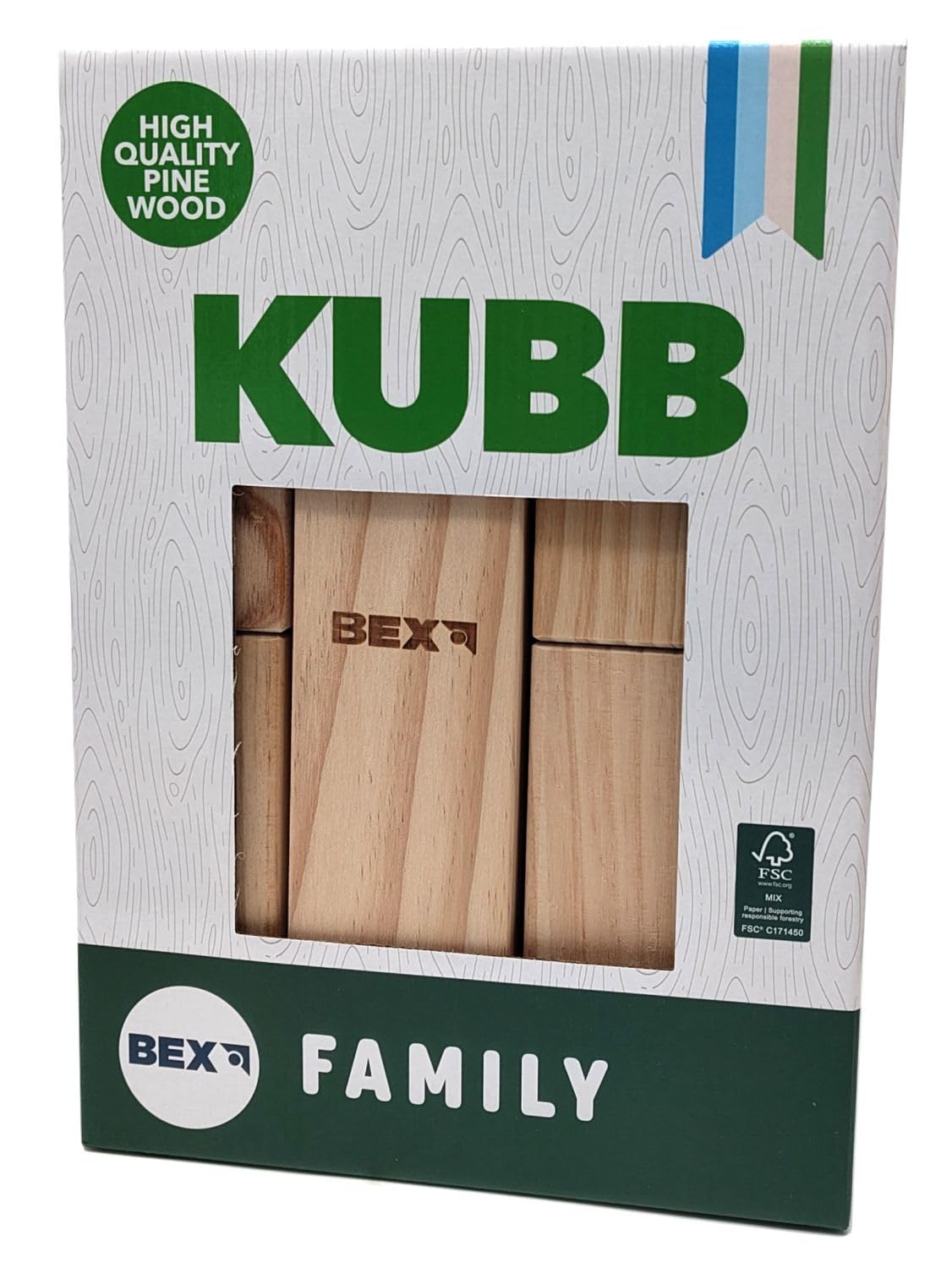 Bex Sport Kubb Family FSC, versión de Ocio Resistente Suecia