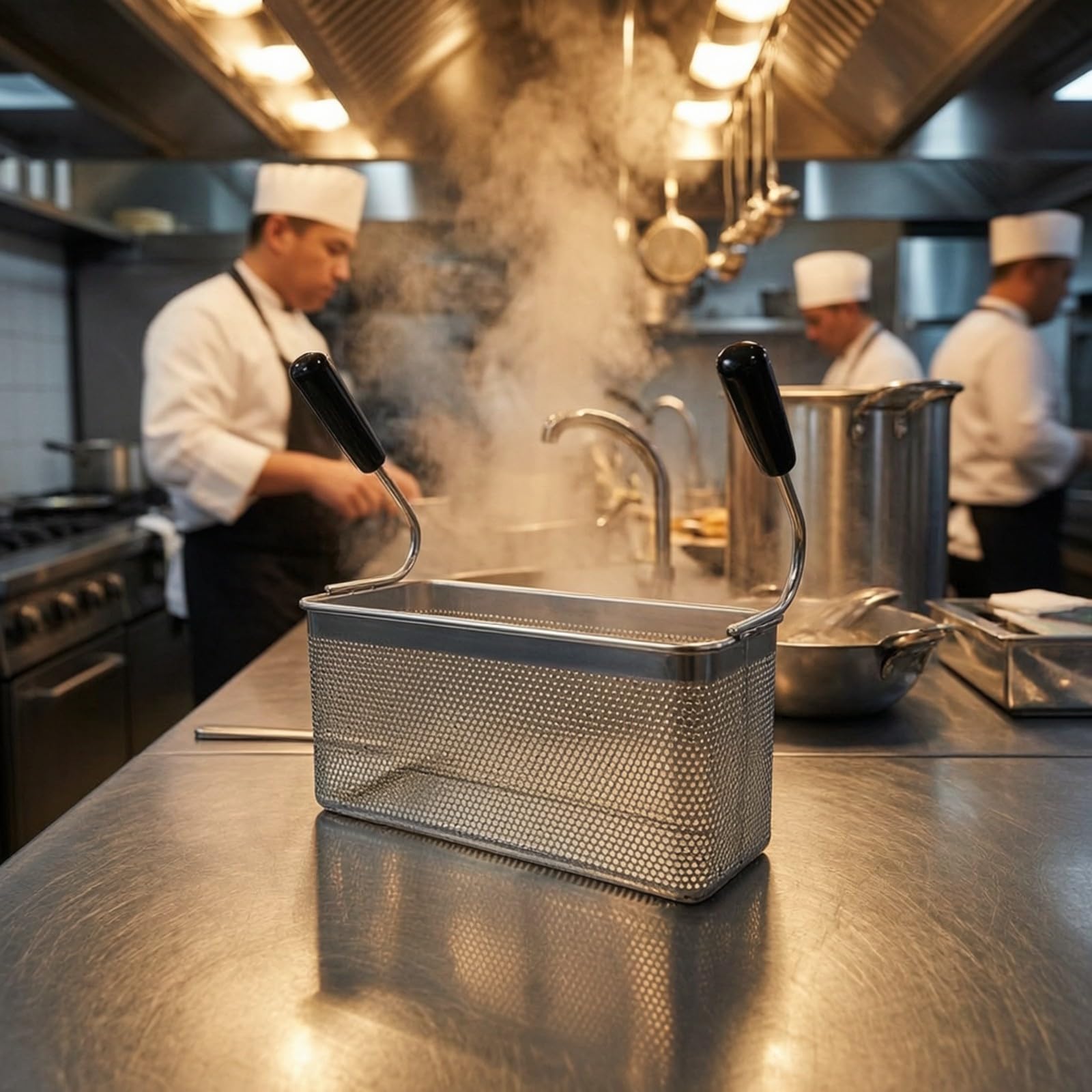 Colador con Base Resistente | Comercial, Colador Malla, Multiusos, para Restaurante,