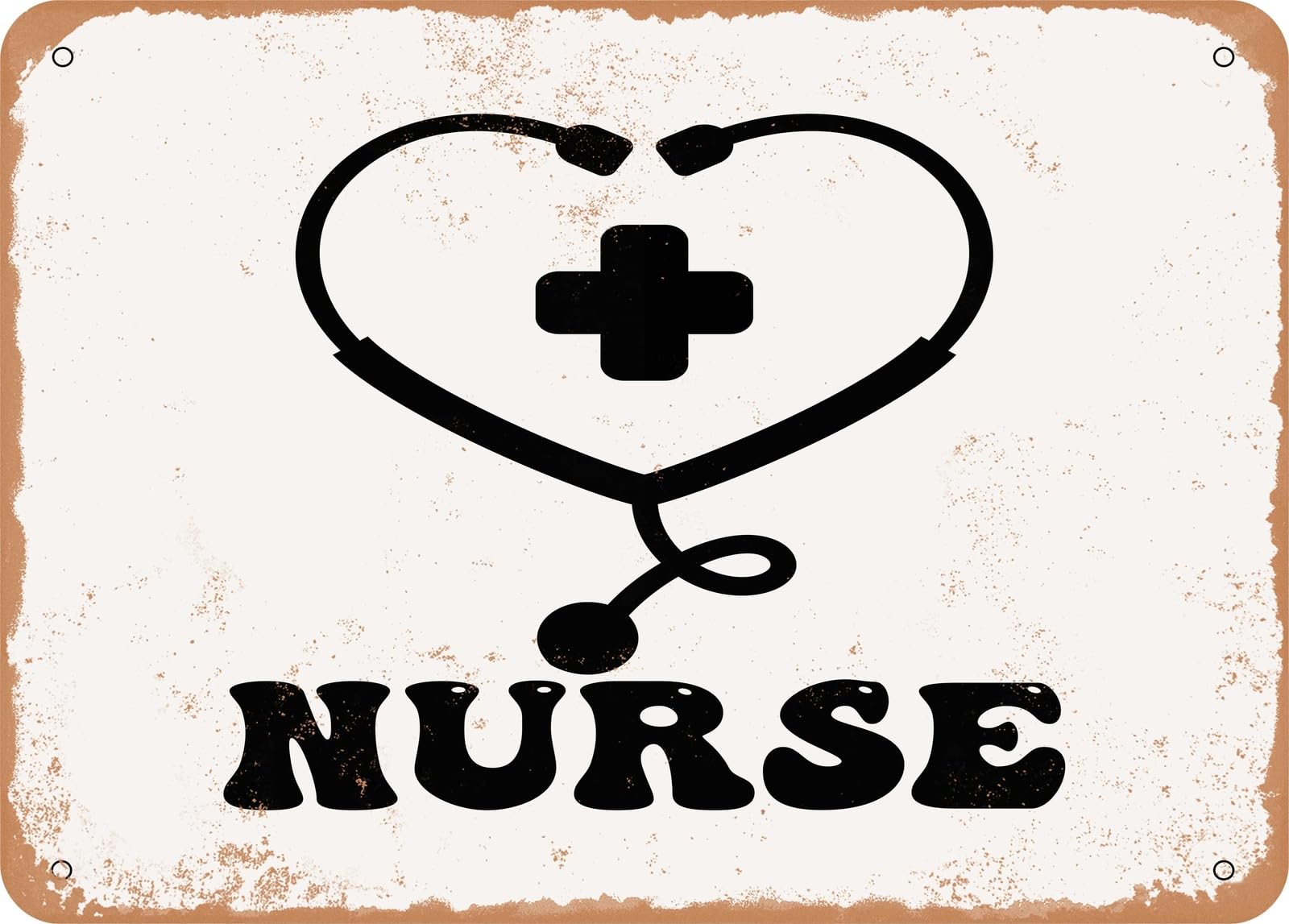 Metal Sign - Nurse - Vintage Look Sign home decor