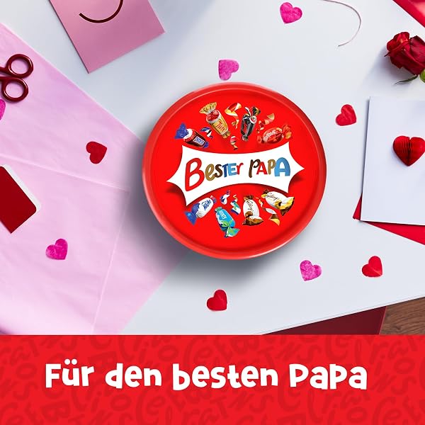 Celebrations "Bester Papa" Personalisierte Dose | Pralinenmischung | zum Vatertag | Geschenkbox | 1x 600-g-Dose - 4