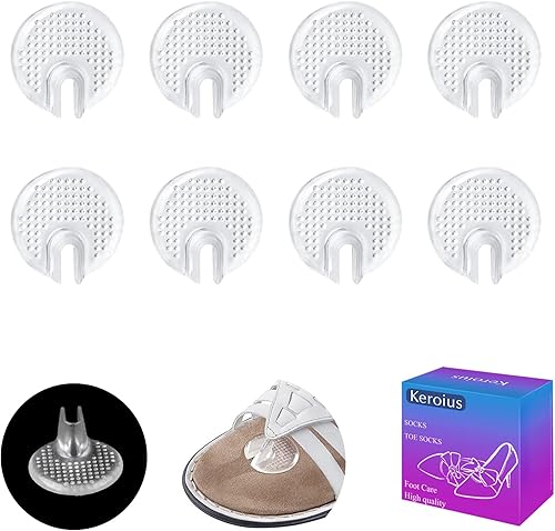 Almohadillas metatarsianas de gel para sandalias de tanga, sandalias de silicona antideslizante, almohadilla de inserción de sandalias de silicona,