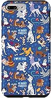 Vista 12 de Funda azul para iPhone 16 Disney Dogs I Love My Dog