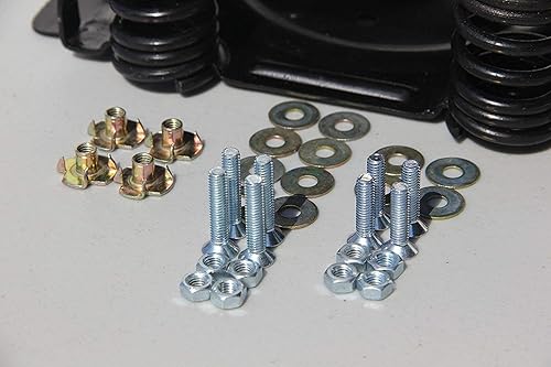 Miniatura 3 de Mecanismo para silla basculante giratoria con base de placa de resortes de acero y juego de tornillos