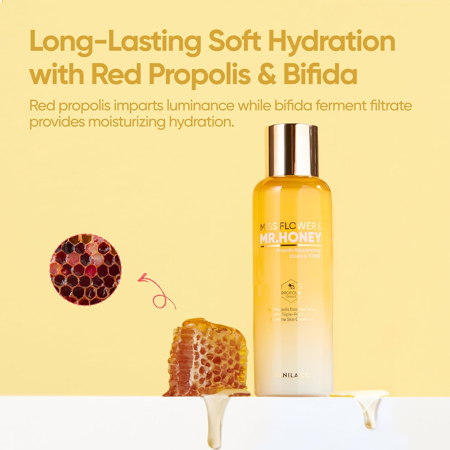 Banila Miss Flower & Mr.Honey Propolis Rejuvenating Essence Toner 190ml