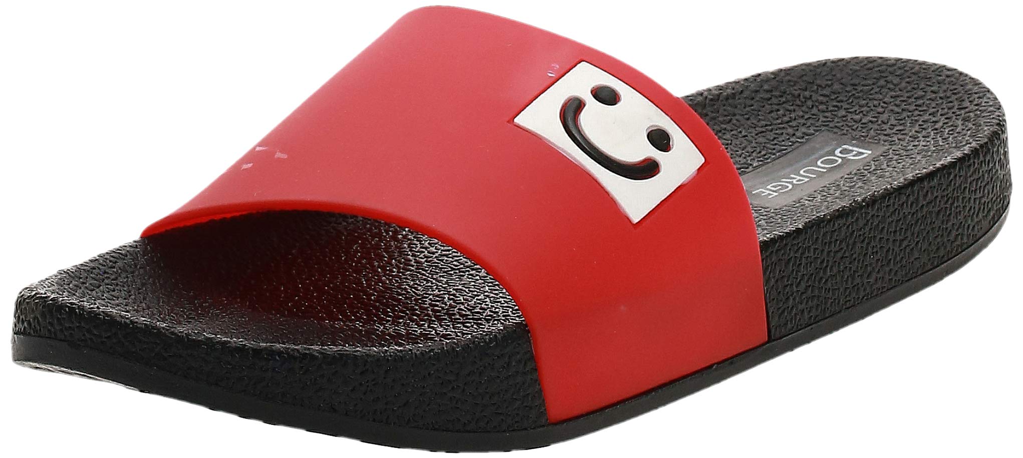 Bourge Mens Canton-33 Red and Black Sliders - 7 UK (41 EU) (8 US) (Canton-32-07) (B083792F6R) Amazon Price History, Amazon Price Tracker