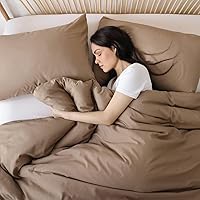 Vista 161 de ROSGONIA Juego de edredón tamaño Queen, color gris carbón, 3 piezas (1 edredón gris oscuro y 2 fundas de almohada) para todas las estaciones, ropa