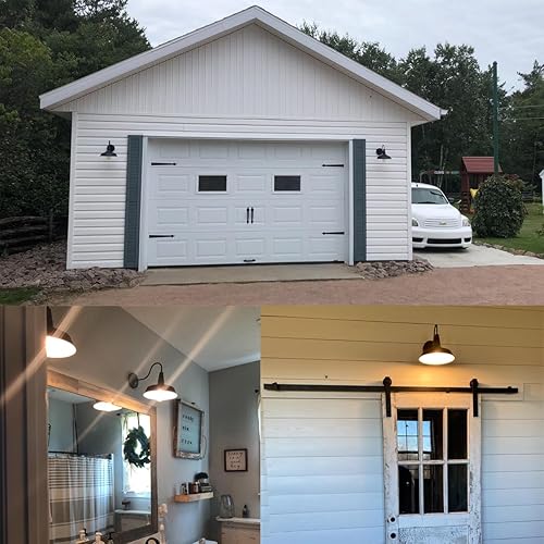 Miniatura 4 de BRIGHTESS #80 Retro Negro Aplique de Pared Iluminación Cuello de Cisne Granero Luces Planas Industrial Vintage Farmhouse Lámpara de Pared Exterior