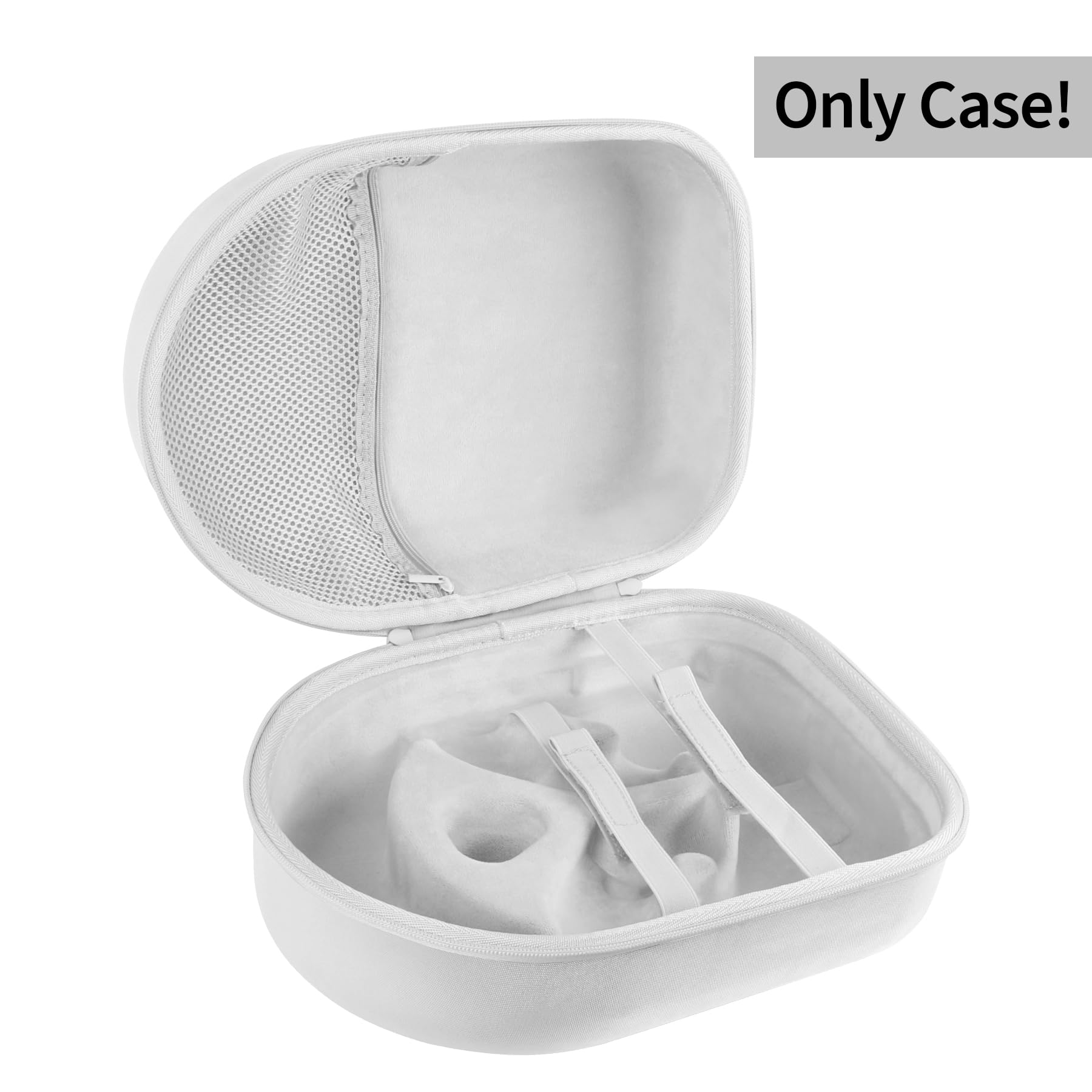 Duro Protettiva Custodia Compatibile con Meta Quest 3S / 3/2 Realtà Virtuale (Grigio)