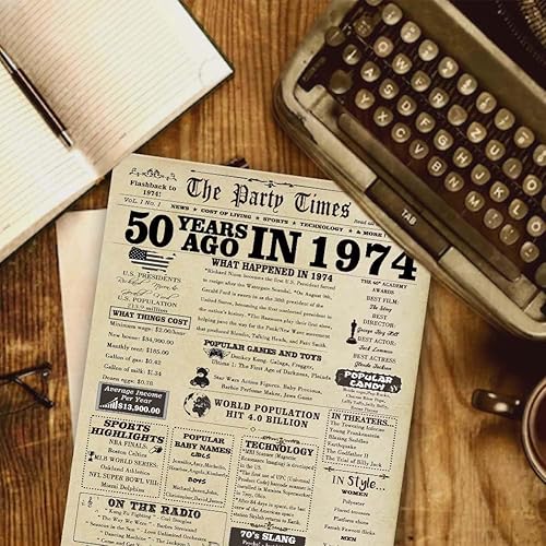 Miniatura 4 de Tarjeta de regalo de feliz cumpleaños 50 para mujeres y hombres, divertido regalo de cumpleaños de 50 años para marido y esposa, regalo de