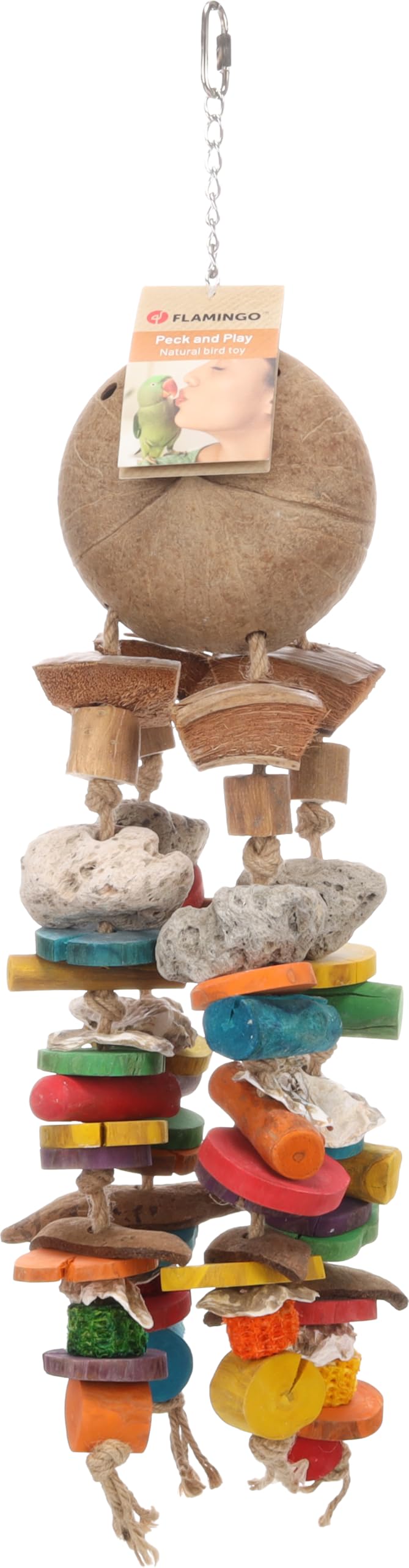 JO Perroquet Doha 54CM statue de salon et terrasse ambiance tropicale