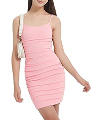 Spaghetti Strap Ribbed Light Pink