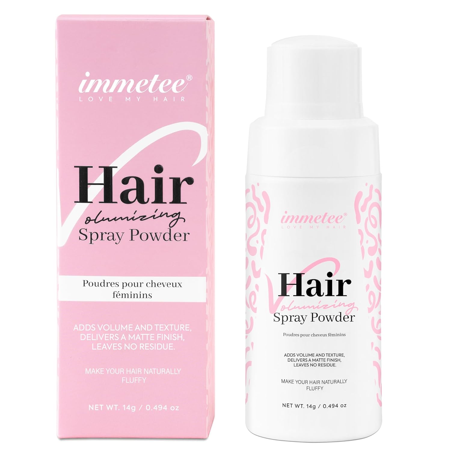 immetee Texture Powder, Volumizing Powder for Hair Volume & Texture, Opaque Effect & Natural Finish, Hair Volume Spray Root Lifting Powders 14g immetee Texture Powder, Volumizing Powder for Hair Volume & Texture, Opaque Effect & Natural Finish, Hair Volume Spray Root Lifting Powders 14g